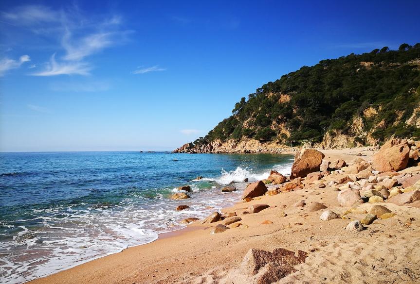 Cala el Senyor Ramon in Sant Feliu de Guíxols (Santa Cristina d'Aro ...
