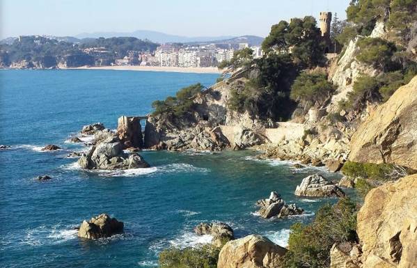 Els Frares cove Lloret de Mar