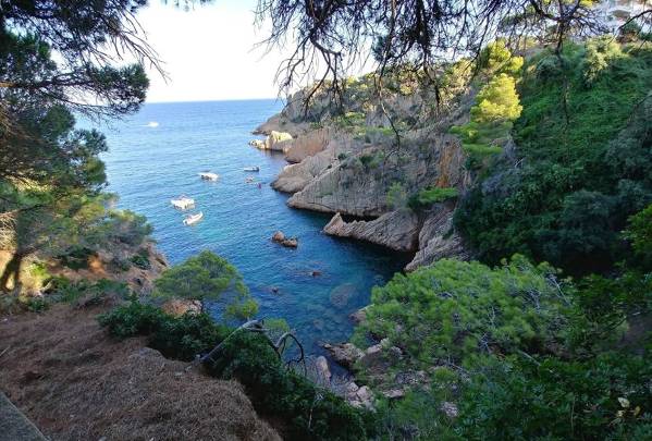 Calas de Es Cranc, El Peix y Els Mussols Sant Feliu de Guíxols