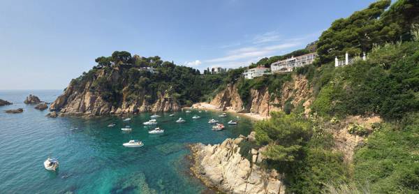 Sa Forcanera cove Blanes