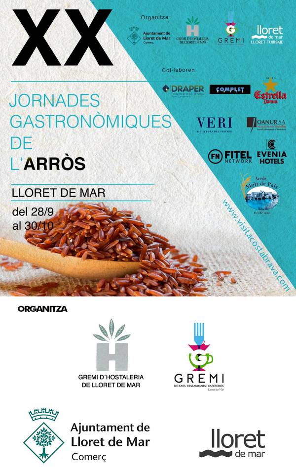 XX Jornades Gastronòmiques de l'Arròs 2020 