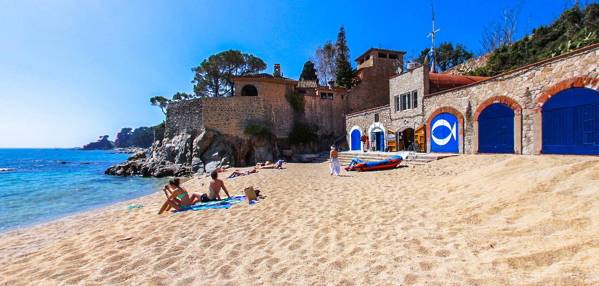 Port Pelegrí beach Calella de Palafrugell