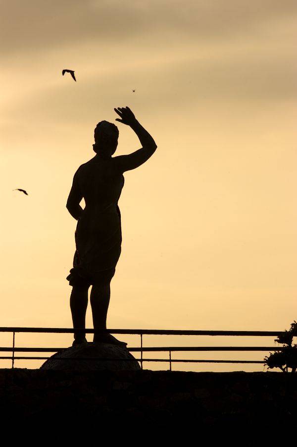 Dona Marinera monument Lloret de Mar