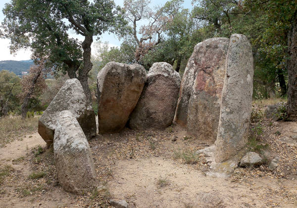 Puigsesforques dolmen Sant Antoni de Calonge