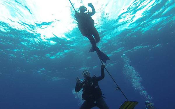 Boat diving