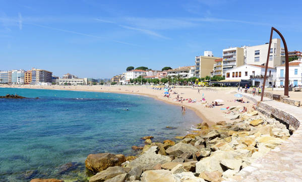 S'Abanell beach Blanes