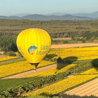 Shared hot air balloon flight on the Costa Brava