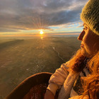 Shared hot air balloon flight on the Costa Brava